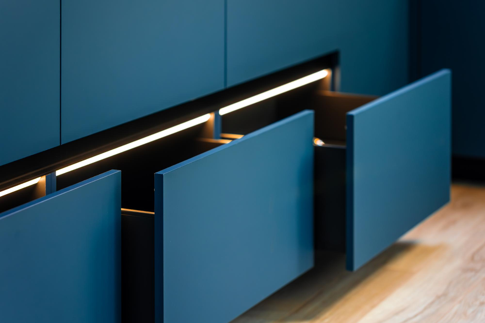 Metal office storage units